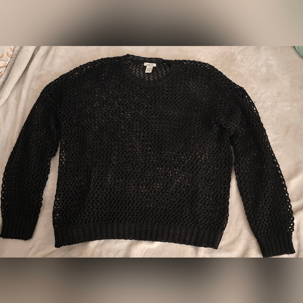 Rue 21 Black Knit Sweater